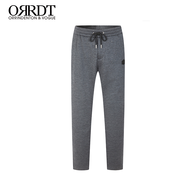 Orrdt Aolin Danton Commuter Style Men's Pants Sports Pants Autumn Winter Men's Trousers Sweatpants Loose Brushed Casual Pants
