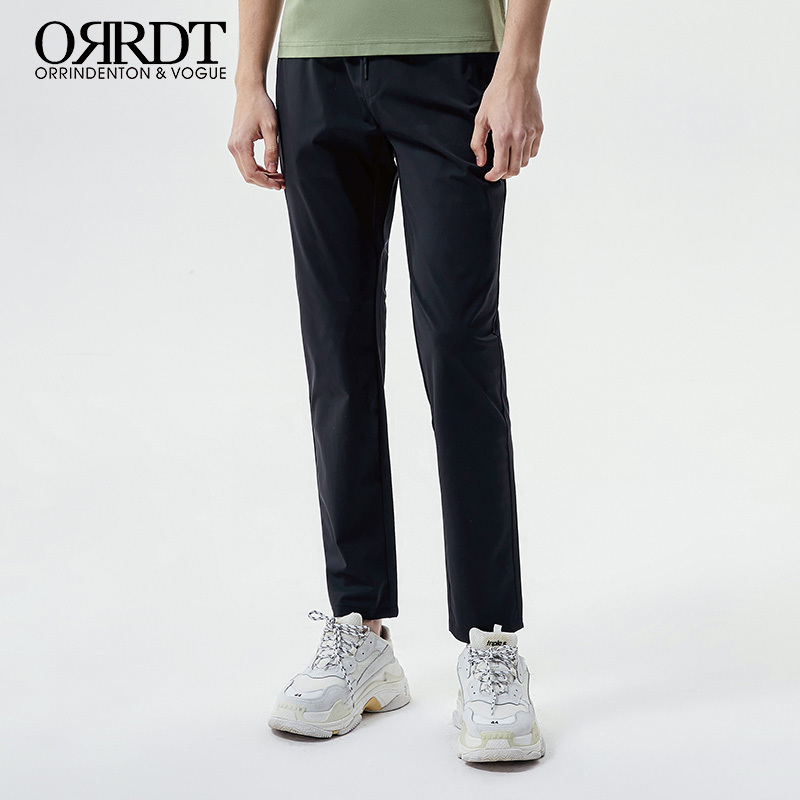 Orrdt Australian Lin Dan Sports Pants for Men, Spring and Summer Thin High-Elastic Loose Fit Tailored Pants Orrdt Australian Lin Dan Sports Pants for Men, Spring and Summer Thin High-Elastic Loose Fit Tailored Pants