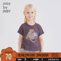 Jiangnan Bclothes Boy Clothing Summer Clothing Discount Boy Girl Cotton comfortable and breathable Children T-shirt short sleeve clear cabin