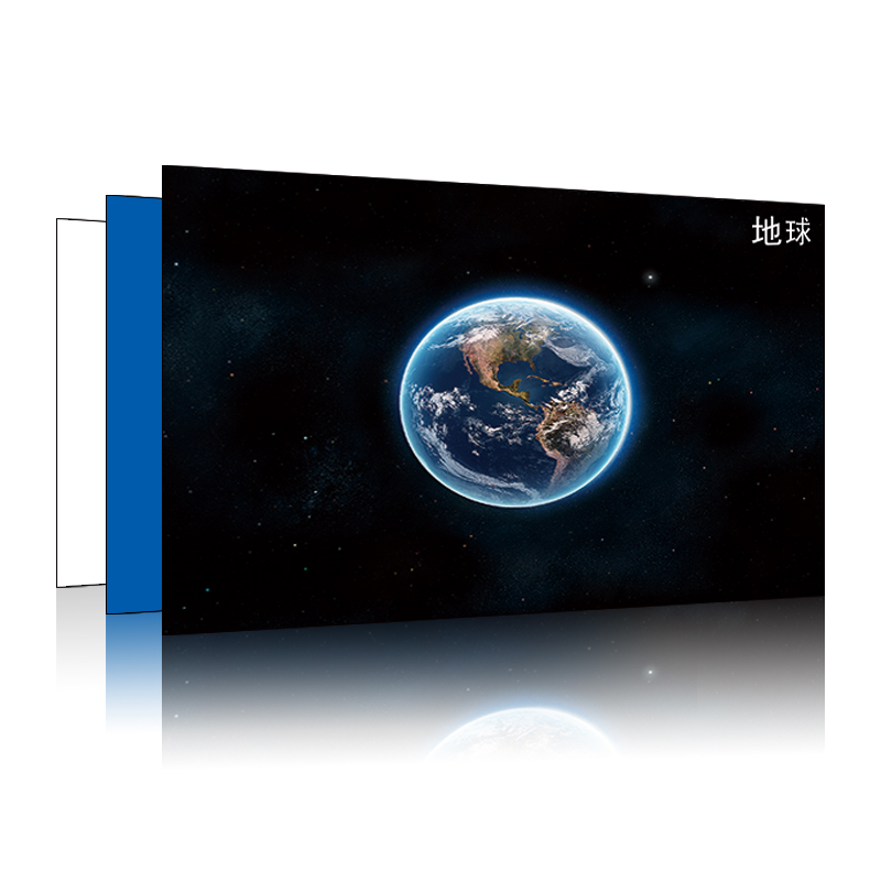 Beauty pet Zhanyu fish tank background paper high-definition painting arowana stickers wallpaper earth starry sky space stars black positive glue