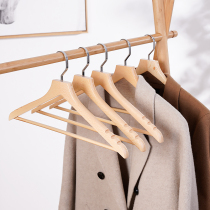 Hangers Solid wood non-slip non-trace wooden clothes hang household drying clothes support hook Wooden clothing store special drying clothes rack