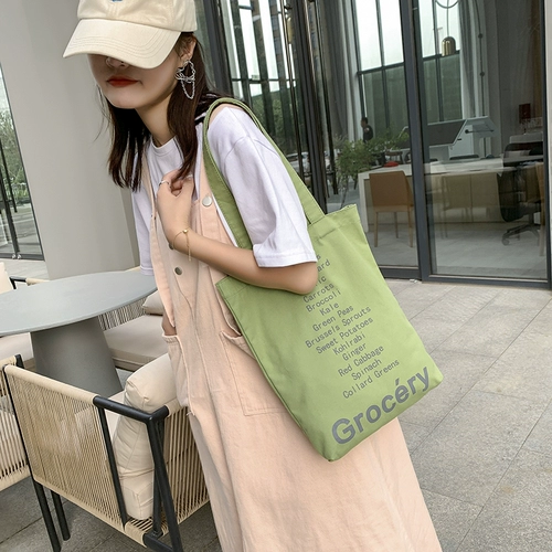 Небольшой дизайнерский розовый шоппер, японская универсальная сумка на одно плечо, льняная сумка для путешествий, тренд сезона