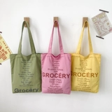 Небольшой дизайнерский розовый шоппер, японская универсальная сумка на одно плечо, льняная сумка для путешествий, тренд сезона