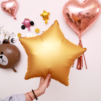 18 inch star heart shaped aluminum film balloon confession birthday background wall decoration small love wedding party arrangement supplies