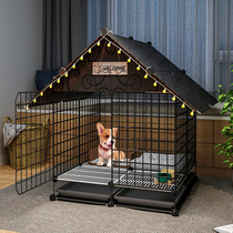  Dog cage Small and medium-sized dog Indoor household with toilet separation Kennel Bomei pet Corgi Teddy dog fence