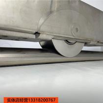 New style hidden bag sunken flat door sliding door sliding pulley road U25 rail single wheel UVH type built-in ground wheel silent beauty