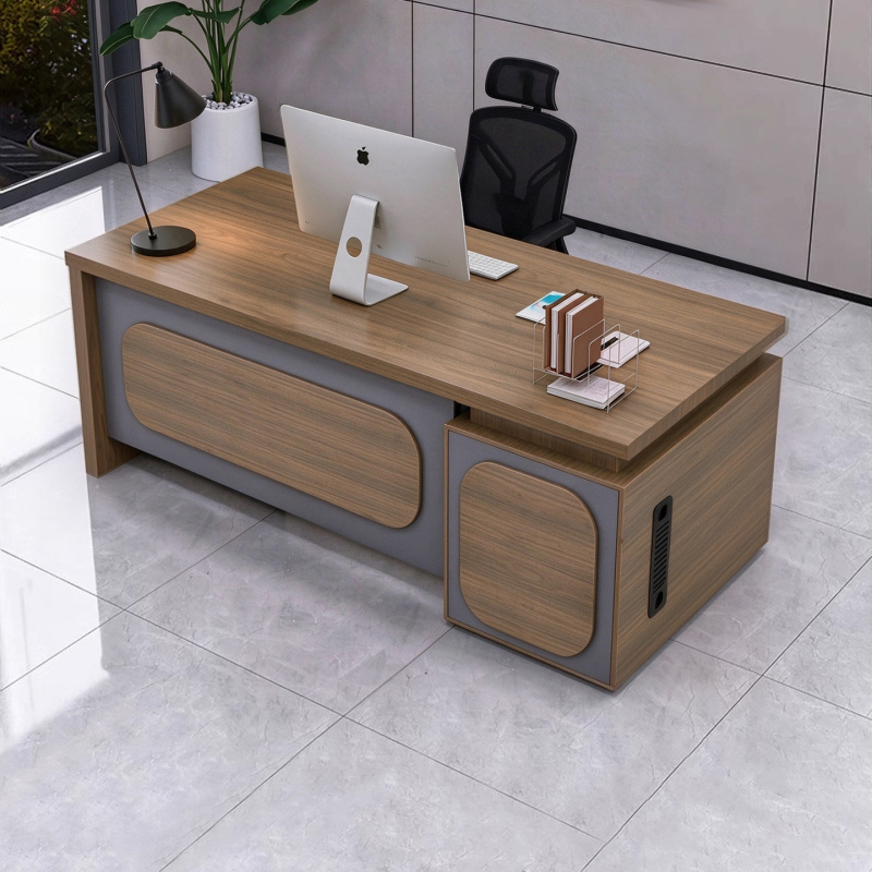 Simple and Modern Office Desk, Boss Desk, Supervisor Manager Desk, Finance Room Desk and Chair Set, Home Single-Person Computer Desk Simple and Modern Office Desk, Boss Desk, Supervisor Manager Desk, Finance Room Desk and Chair Set, Home Single-Person Computer Desk