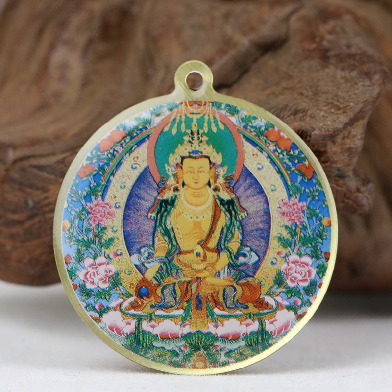 Ksitigarbha Bodhisattva statue badge Buddha statue pendant Taiwan-made body protection necklace pendant pendant amulet car pendant
