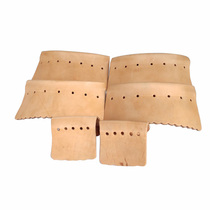 Thickened billiards table cowhide bag mouth billiard table leather cowhide bag American hole leather pool table accessories