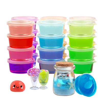 儿童史莱姆无毒水晶泥+彩泥套装