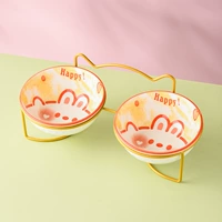 Meng Rabbit Double Bowl+Bolden Pole Book