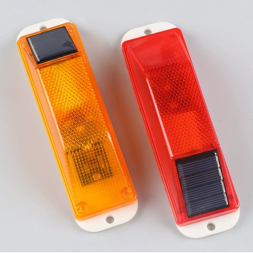 Ночная индикаторная лампа, оборудование, светящееся светодиодное ограждение на солнечной энергии, защита от столкновений, мигающий свет