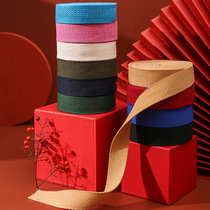 3cm colorful cotton canvas backpack Packing cloth strap strap strap strap DIY clothing accessories