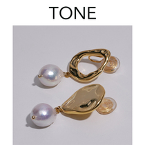 No ear hole into natural Baroque Pearl asymmetric ear clip high cold wind ins mosquito repellent ear clip painless