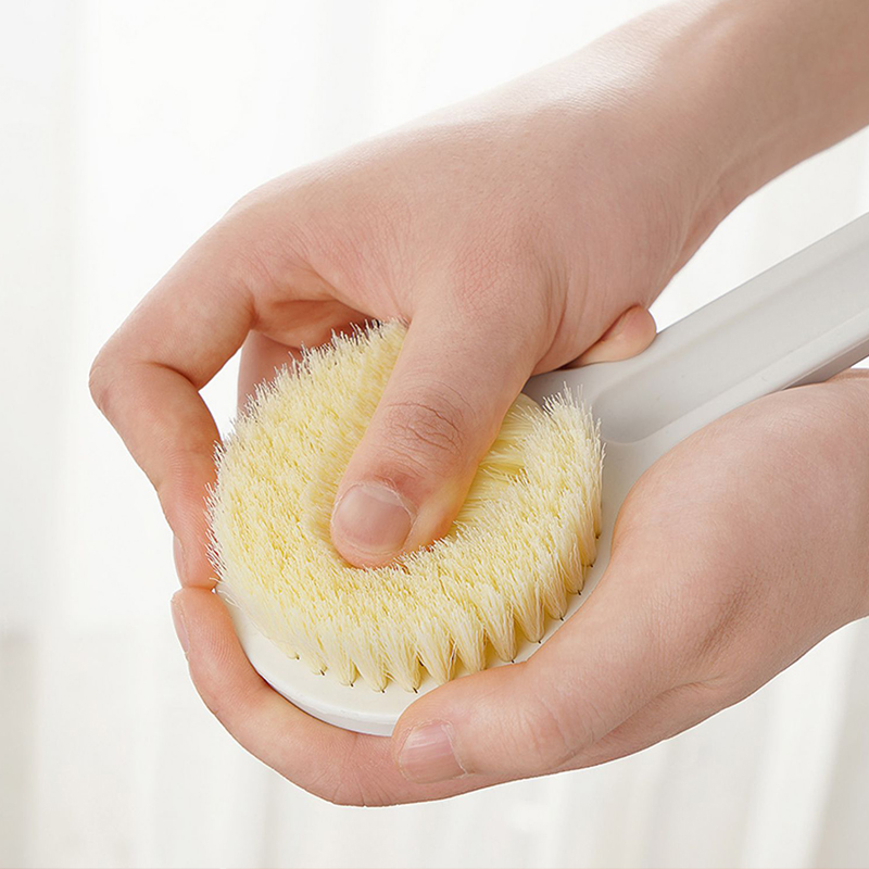 Bath Brush Rubbing in the shower Soft Hair Long Handle Bath brushed back rubbing back rubbing mud does not require a human body to rub a towel 