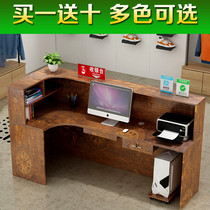 Front Desk Counter Upscale Mini Bar Desk Hotel With Corner Cashier Desk Beauty Salon Shop Netred Medecor Sales Department Small