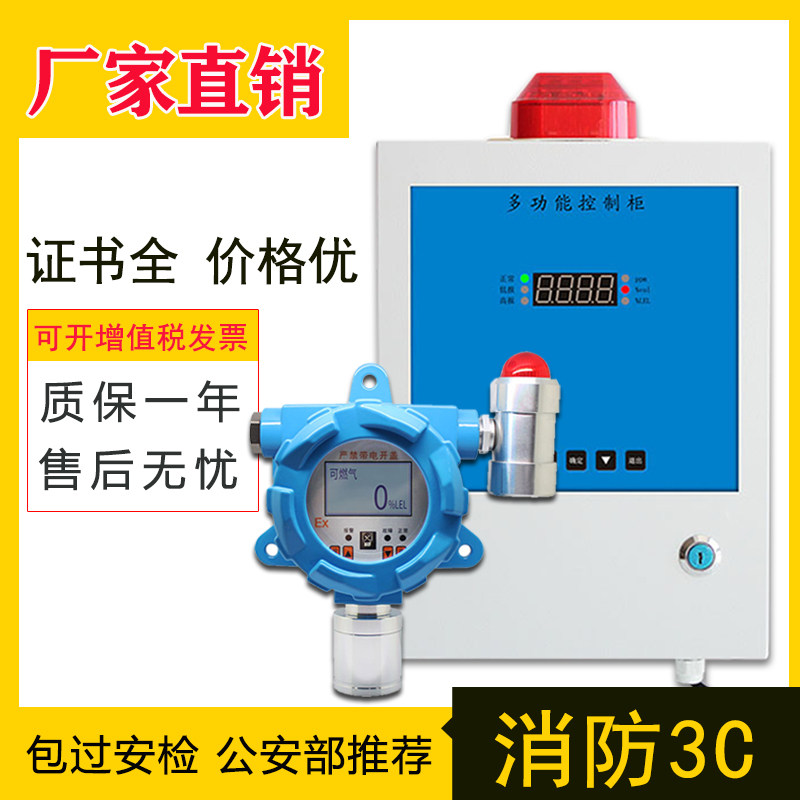 Industrial Combustible Gas Alarm Detector Methane Carbon Monoxide Ammonia Hydrogen Oxygen Concentration Leak Probe