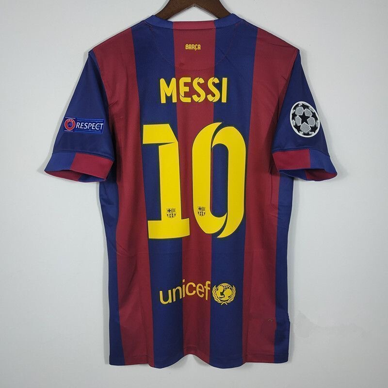 1415 Barcelona No. 10 Messi No. 11 Neymar 1718 Real Madrid Jersey Home Long and Short Sleeves No. 7 C Ronaldo Football Uniform 1415 Barcelona No. 10 Messi No. 11 Neymar 1718 Real Madrid Jersey Home Long and Short Sleeves No. 7 C Ronaldo Football Uniform
