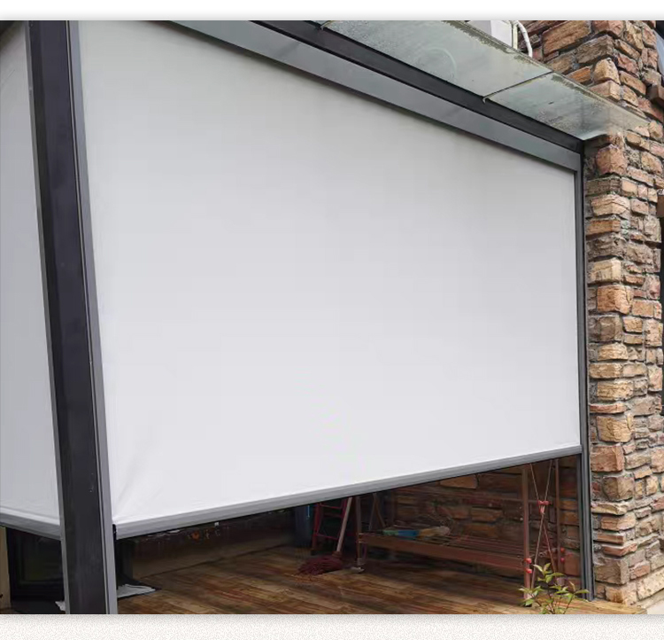 Storm and rain curtain curtain terrace pavilion gazette sunshade room lift outdoor electric insulation mosquito