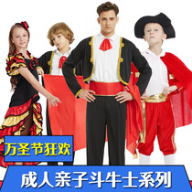 Halloween COS masquerade costumes childrens matador costumes Spanish bullfighting costumes