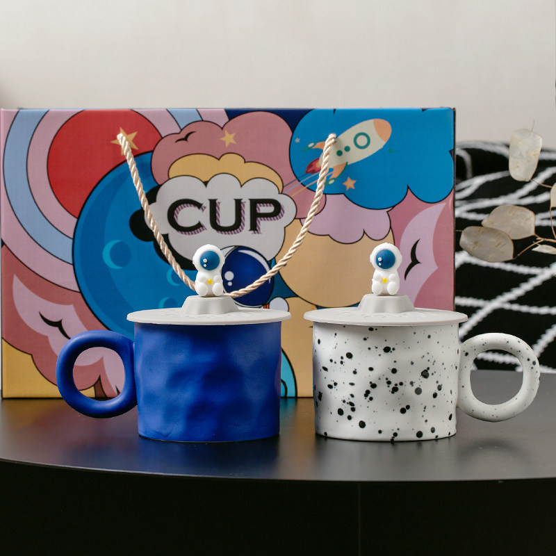 Klein blue birthday gift mug for girls girlfriends gifts niche and advanced practical boys send friends