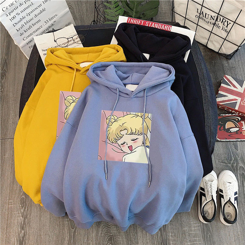 ins ultra fire new thick cotton T female loose Korean version student 100 hitch lazy wind bf plus suede thickened with cap jacket woman