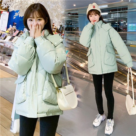 2021 new winter cotton-padded women's short Korean version of down cotton-padded jacket bread clothing student cotton-padded jacket net red coat