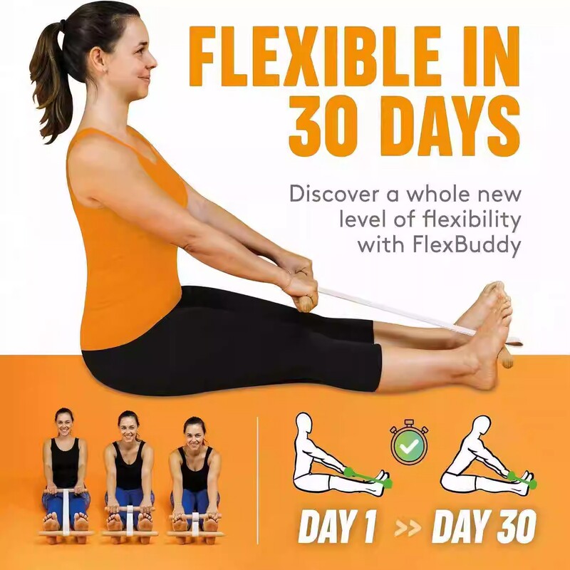 Flexibility Stretching Stick, Full Body Yoga Fitness Tensioner, Gymnastics Stretching Equipment, Wooden Portable Stretching Exerciser Flexibility Stretching Stick, Full Body Yoga Fitness Tensioner, Gymnastics Stretching Equipment, Wooden Portable Stretching Exerciser