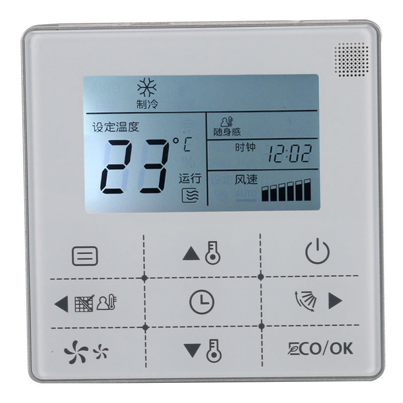 Suitable for Midea central air conditioning control panel multi-line universal wire controller KJR-90D BK temperature control switch