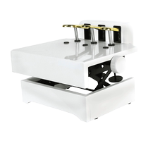 Piano auxiliary pedal piano pedal piano childrens footstool white vertical triangle universal Yamaha same style