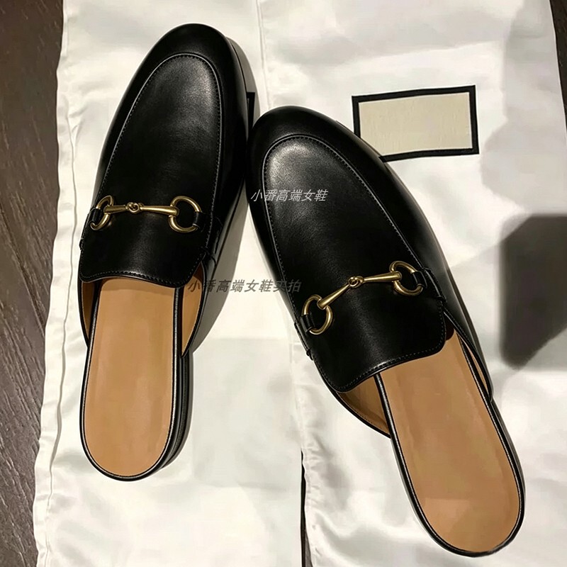 Xiaofan g Horsebit Buckle Mule Shoes for Women, Genuine Leather, Flat Sole, New Style, Trendy Mules, Soft Sole Loafers Xiaofan g Horsebit Buckle Mule Shoes for Women, Genuine Leather, Flat Sole, New Style, Trendy Mules, Soft Sole Loafers
