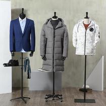 Half Body Model Mens Clothing Shop Props Upscale Shop Window Mens Body Suit Show Stand Male Model Props Buns