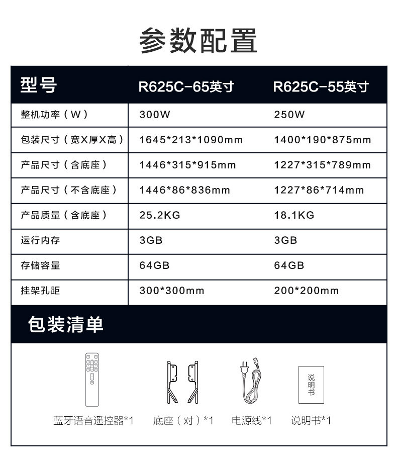 屠夫级性价比 TCL雷鸟 R625C 55英寸4K电视 图19
