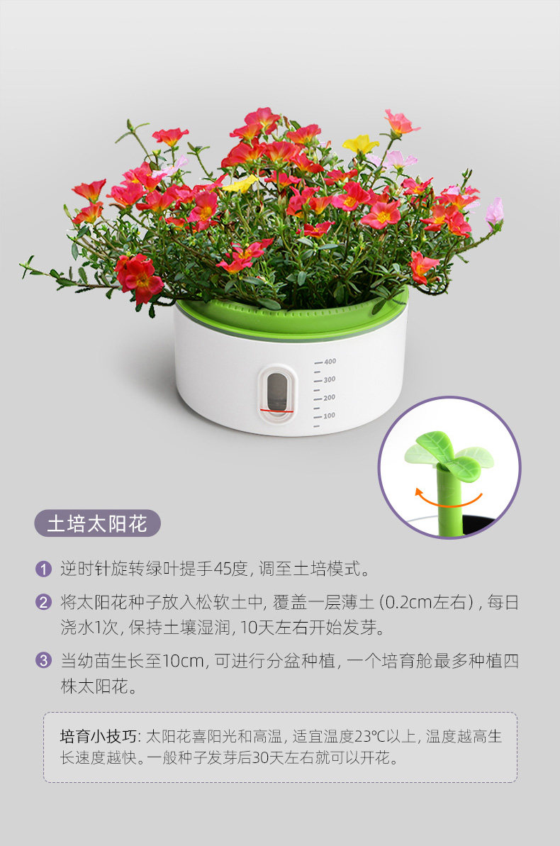 【中國直郵】Science can科學罐頭 孟德爾培育艙兒童種植小盆栽迷你立體植物盆觀察盒