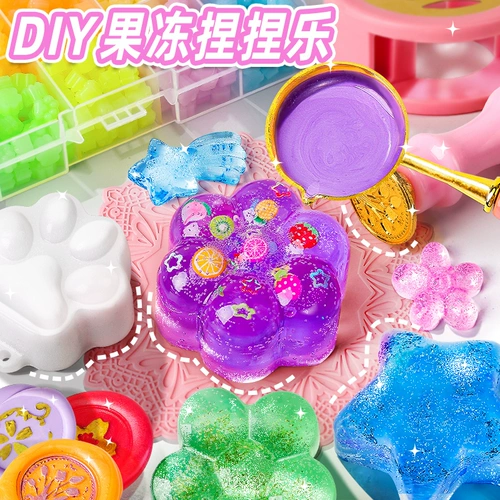 Слайм ручной работы, набор материалов, печать, комплект, игрушка, DIY, подарок на день рождения