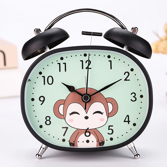 Oversized alarm charging smart small alarm clock student with muted headboard night light cartoon child cute bedroom table table