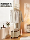 Floor-Standing Coat Rack for Bedroom, Movable Metal Clothes Rack for Room, Multifunctional Indoor Storage Clothes Rack for Home Use