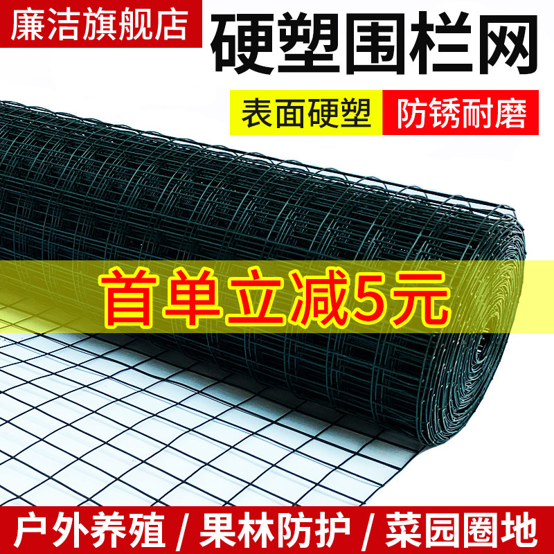 Incorruptible hard plastic Dutch net wire mesh fence breeding net chicken net fence fence protective net wire mesh isolation