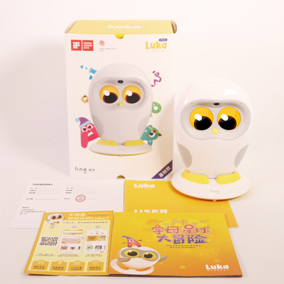 物灵卢卡luka Hero读绘本阅读机器人儿童学习机点读机智能早教机