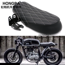 Retro motorcycle cushion modification 125 caferacer modification Diamond cushion accessories modification waterproof assembly