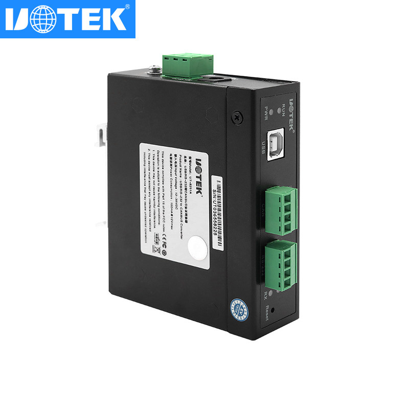 Utai (UTEK)USB RS232 to CAN BUS intelligent protocol converter CAN BUS industrial grade UT-8251A