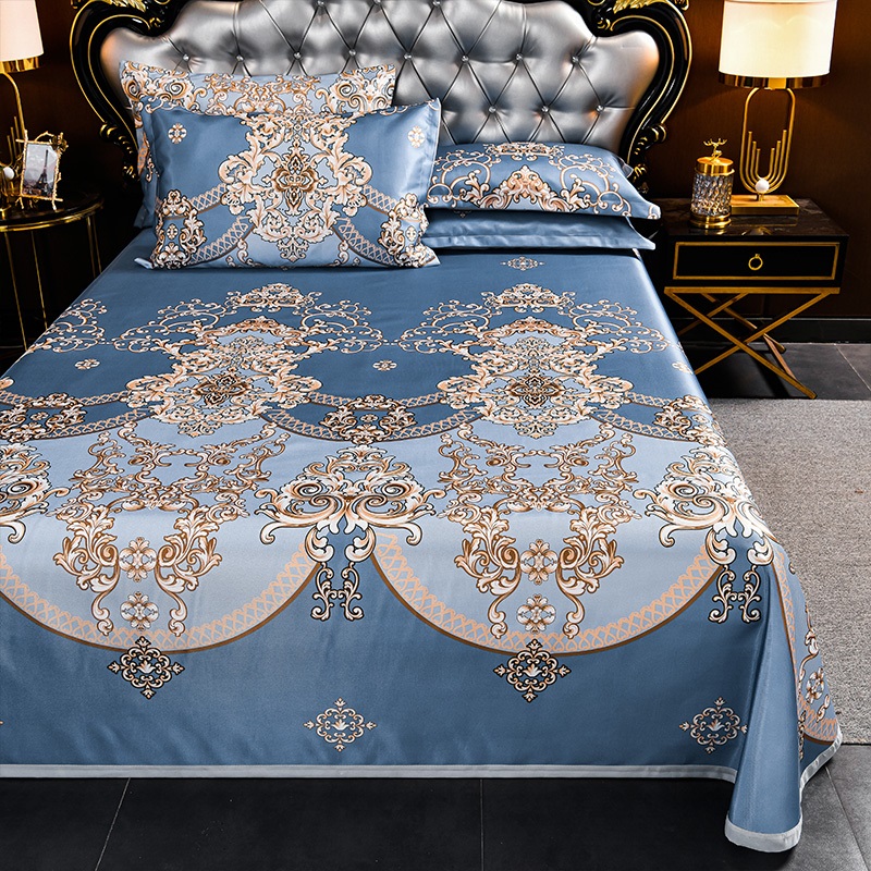 全尺寸【有梦】夏季冰丝凉席三件套夏天席子