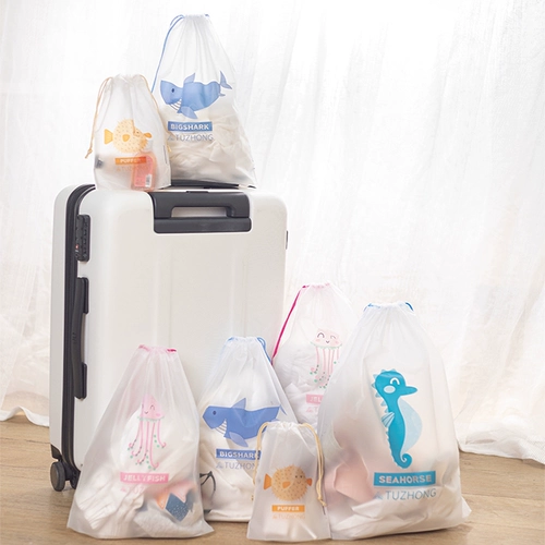 Сумка для хранения для путешествий, купальник, водонепроницаемый мешочек для раннего возраста, чемодан, тара, на шнурках