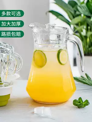 Cold kettle glass heat-resistant high temperature cold teapot cold water kettle cold water bottle home cold kettle large capacity duckbill pot