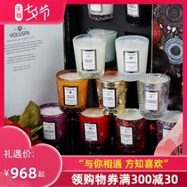 American voluspa camellia 12 scented candle set birthday gift girlfriend Tanabata Valentines Day gift