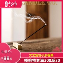 P F Candle Co United States imported handmade thread incense sandalwood pf candle incense calms the nerves and helps sleep