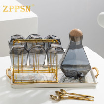 Italy ZPPSN water set Household light luxury glass cup Nordic heat-resistant high temperature teacup Juice jug