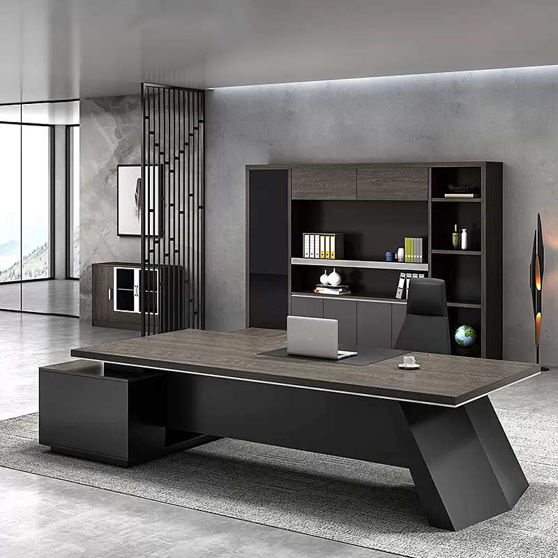 High-end Office Furniture Boss Table Presidents Table Minimis Modern Manager Desk Large Desk Desk Chair Combo-Taobao