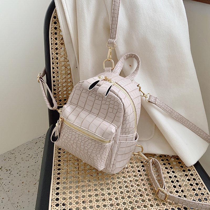 Ruofeng mini backpack women's 2020 new fashion all-match Korean style small backpack Japanese and Korean casual multi-purpose small bag women