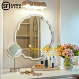 Настенное ретро зеркало без запотевания стекол с подсветкой, в американском стиле, делается под заказ, популярно в интернете, французский стиль